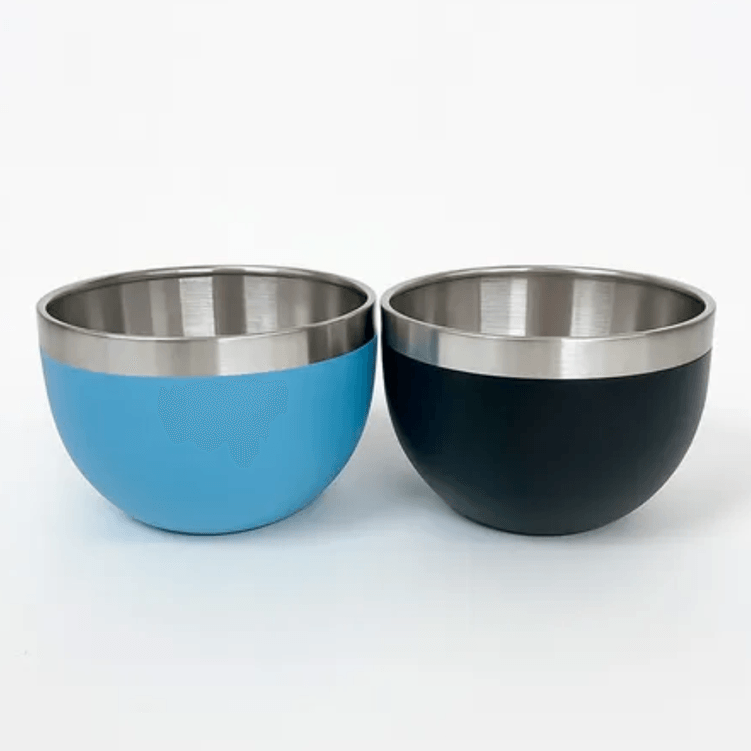 Kit 2 Bowls Em Inox Para Servir - Dolce Home Kit 2 Bowls Em Inox Para Servir - Dolce Home